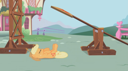 Size: 1279x713 | Tagged: safe, screencap, applejack, earth pony, pony, applebuck season, female, mare, solo