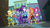 Size: 1920x1080 | Tagged: safe, derpibooru import, screencap, applejack, fluttershy, pinkie pie, rainbow dash, rarity, sci-twi, sunset shimmer, twilight sparkle, better together, equestria girls, super squad goals, canterlot city, crystal guardian, crystal wings, geode of empathy, geode of shielding, geode of sugar bombs, geode of super speed, geode of super strength, geode of telekinesis, humane five, humane seven, humane six, magical geodes, ponied up, scitwilicorn
