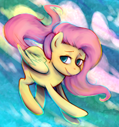 Size: 658x700 | Tagged: safe, artist:hahasauce, fluttershy, pegasus, pony, female, mare, pink mane, yellow coat