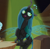 Size: 734x718 | Tagged: safe, screencap, cozy glow, queen chrysalis, changeling, changeling queen, pegasus, pony, frenemies (episode), cropped, female, solo, spotlight