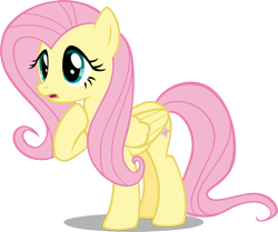 Size: 1000x836 | Tagged: safe, artist:kopachris, fluttershy, pegasus, pony, simple background, transparent background, vector