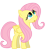 Size: 1440x1600 | Tagged: safe, artist:yanoda, fluttershy, pegasus, pony, simple background, svg, transparent background, vector