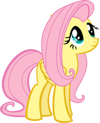 Size: 2668x3289 | Tagged: safe, artist:feitaru, fluttershy, pegasus, pony, simple background, transparent background, vector