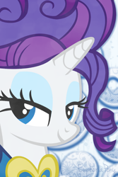 Size: 640x960 | Tagged: safe, artist:euphoriapony, rarity, pony, unicorn, alternate hairstyle, clothes, dress, solo, vector