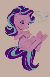 Size: 1259x1920 | Tagged: safe, artist:canci, starlight glimmer, pony, unicorn, eyes closed, female, mare, solo