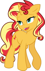 Size: 3745x5838 | Tagged: safe, artist:illumnious, artist:kp-shadowsquirrel, sunset shimmer, pony, unicorn, equestria girls, .svg available, absurd resolution, backwards cutie mark, simple background, solo, transparent background, vector