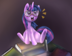 Size: 562x433 | Tagged: safe, artist:lamentedmusings, derpibooru import, twilight sparkle, filly, glasses