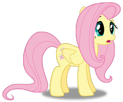 Size: 6017x5000 | Tagged: safe, artist:rubez2525, fluttershy, pegasus, pony, absurd resolution, simple background, transparent background, vector