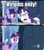 Size: 533x600 | Tagged: safe, derpibooru import, edit, edited screencap, screencap, rarity, twilight sparkle, pony, unicorn, games ponies play, all new, caption, comic, female, hub logo, image macro, insulting rarity, mare, meme, roflbot, text, virgin, vulgar