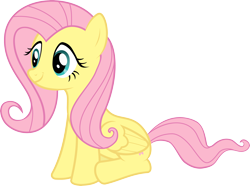 Size: 4228x3148 | Tagged: safe, artist:sulyo, fluttershy, pegasus, pony, simple background, transparent background, vector