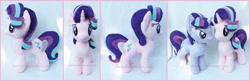 Size: 2303x742 | Tagged: safe, artist:lilmoon, starlight glimmer, pony, duality, irl, photo, plushie, self ponidox, solo