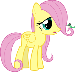 Size: 3830x3683 | Tagged: safe, artist:crimsonlynx97, fluttershy, hummingway, hummingbird, pegasus, pony, filly, hat, simple background, transparent background, vector, younger