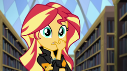 Size: 1280x720 | Tagged: safe, screencap, sunset shimmer, equestria girls, friendship games, solo