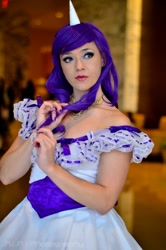 Size: 662x1000 | Tagged: safe, artist:hollygloha, rarity, human, cosplay, irl, irl human, photo, solo