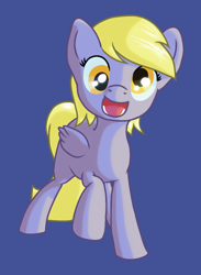 Size: 736x1008 | Tagged: safe, artist:aramande, derpy hooves, pegasus, pony, cute, derpabetes, digital art, female, happy, mare, smiling, solo