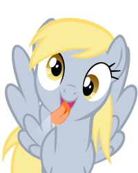 Size: 1200x1500 | Tagged: safe, artist:umbra-neko, derpy hooves, pegasus, pony, cute, derpabetes, female, fourth wall, licking, licking ponies, mare, screen, simple background, solo, transparent background, vector