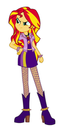 Size: 1024x2162 | Tagged: dead source, safe, artist:tacos67, adagio dazzle, sunset shimmer, equestria girls, alternate costumes, boots, shoes, simple background, solo, transparent background, vector