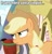 Size: 527x547 | Tagged: safe, screencap, applejack, zecora, earth pony, pony, zebra, reaction image, saddle bag