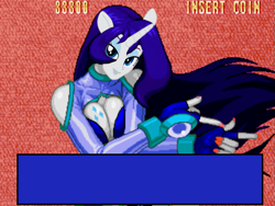 Size: 919x690 | Tagged: safe, rarity, anthro, boobie mark, image macro, nail polish, solo, template, toukidenshou angel eyes