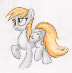 Size: 542x550 | Tagged: safe, artist:benrusk, derpy hooves, pegasus, pony, female, mare, scrunchy face, solo
