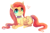 Size: 1280x852 | Tagged: safe, artist:cherivinca, fluttershy, pegasus, pony, heart, looking at you, solo