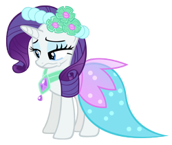 Size: 10000x8438 | Tagged: safe, artist:alexpony, rarity, pony, unicorn, a canterlot wedding, .psd available, absurd resolution, bridesmaid dress, clothes, crying, dress, simple background, solo, transparent background, vector