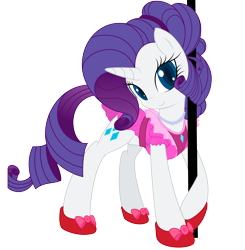 Size: 4856x4958 | Tagged: safe, artist:kyodashiro, artist:luchocas, rarity, pony, unicorn, absurd resolution, clothes, dress, shoes, simple background, solo, transparent background, vector