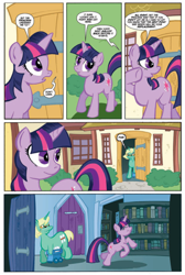 Size: 706x1050 | Tagged: safe, derpibooru import, idw, twilight sparkle, unicorn, duo, duo female, female, mare, summer mane