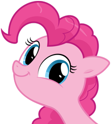 Size: 809x900 | Tagged: safe, artist:andypriceart, artist:zutheskunk edits, artist:zutheskunk traces, edit, pinkie pie, earth pony, pony, face, simple background, solo, transparent background, twiface, vector, vector trace, wrong neighborhood