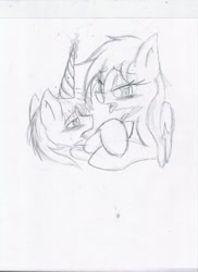 Size: 762x1049 | Tagged: safe, artist:digitaldomain123, derpy hooves, oc, pegasus, pony, female, mare, traditional art