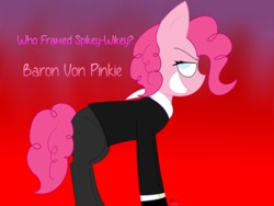 Size: 1032x774 | Tagged: safe, artist:mlpfangirl, pinkie pie, earth pony, pony, parody, solo, the resurrection of doom, who framed roger rabbit