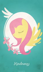 Size: 480x800 | Tagged: safe, artist:createvi, fluttershy, pegasus, pony, female, mare, poster, series