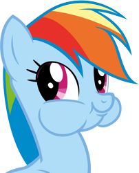 Size: 3152x3900 | Tagged: safe, artist:timeimpact, derpibooru import, rainbow dash, pegasus, pony, party of one, .psd available, aweeg*, cute, dashabetes, high res, puffy cheeks, rainbow dash is best facemaker, simple background, solo, transparent background, vector