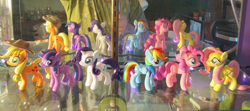 Size: 1152x511 | Tagged: safe, artist:earthenpony, derpibooru import, applejack, fluttershy, pinkie pie, rainbow dash, rarity, twilight sparkle, twilight sparkle (alicorn), alicorn, pony, craft, female, irl, mane six, mare, sculpture