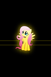 Size: 640x960 | Tagged: safe, fluttershy, pegasus, pony, female, iphone wallpaper, lock screen, mare, pink mane, yellow coat