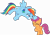 Size: 9192x6400 | Tagged: safe, artist:parclytaxel, derpibooru import, rainbow dash, scootaloo, pegasus, pony, campfire tales, .svg available, absurd resolution, best pony, female, filly, flying, gritted teeth, happy, heartwarming, mare, noogie, rainbow dash is best pony, scootalove, simple background, smiling, transparent background, vector