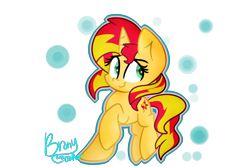 Size: 3000x2000 | Tagged: safe, artist:lynchristina, sunset shimmer, pony, unicorn, raised hoof, simple background, solo, transparent background