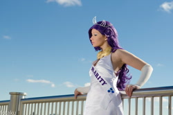 Size: 950x629 | Tagged: safe, artist:zeldatetrasheik, rarity, human, cosplay, irl, irl human, photo, solo