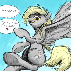 Size: 1280x1280 | Tagged: safe, artist:mykegreywolf, derpy hooves, pegasus, pony, female, mare, solo