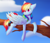 Size: 2592x2245 | Tagged: safe, artist:stella-drawz, derpibooru import, rainbow dash, pegasus, pony, cloud, solo, tree, tree branch