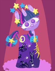 Size: 612x792 | Tagged: safe, artist:hamigaki-momo, artist:hamigakimomo, derpibooru import, twilight sparkle, pony, suited for success, clothes, cute, dress, female, looking at you, mare, solo, twiabetes