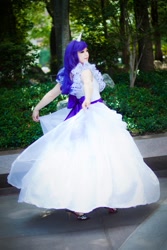 Size: 1355x2032 | Tagged: safe, artist:hollygloha, rarity, human, cosplay, irl, irl human, photo, solo