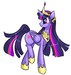 Size: 619x656 | Tagged: safe, artist:theluckyangel, derpibooru import, twilight sparkle, twilight sparkle (alicorn), alicorn, pony, elements of harmony, female, mare, solo