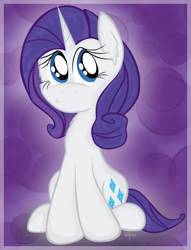 Size: 1146x1500 | Tagged: safe, artist:kristysk, rarity, pony, unicorn, female, horn, mare, solo, white coat