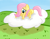 Size: 1009x796 | Tagged: safe, artist:tggeko, fluttershy, pegasus, pony, cloud, filly, frown, prone, scared