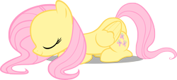 Size: 6695x3057 | Tagged: safe, artist:pokerface3699, fluttershy, pegasus, pony, simple background, transparent background, vector