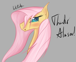 Size: 1000x808 | Tagged: safe, artist:mattatatta, fluttershy, pegasus, pony, blushing, female, mare, solo