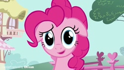 Size: 852x480 | Tagged: safe, edit, edited screencap, screencap, pinkie pie, earth pony, pony, a friend in deed, floppy ears, inverted mouth, solo