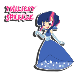 Size: 800x800 | Tagged: safe, artist:pinkiepielovely, derpibooru import, twilight sparkle, clothes, dress, gala dress, humanized, solo