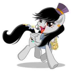 Size: 4000x4000 | Tagged: safe, artist:zelc-face, derpy hooves, oc, pegasus, pony, female, grey delisle, lipstick, mare, plushie, ponified, simple background, solo, transparent background, vector